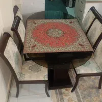 یک دست میز و مبل ناهار خوری 6نفره