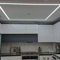 ساخت انواع لاین نوری پرژکتور هالوژن دست ساز|لامپ و چراغ|آران و بیدگل, |دیوار