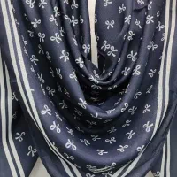 روسری پاپیونی سورمه ای و مشکی