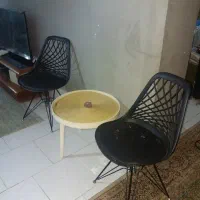 دوعدد صندلی با میز  ایکیا