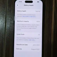 آیفون ۱۶ پرومکس مشکی در حد نو zaa|موبایل|سنندج, |دیوار