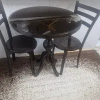 میزغذاخوری دو نفره چوبی محکم و سالم|میز و صندلی غذاخوری|ساوه, |دیوار