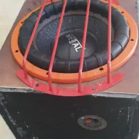 ساب ووفر متال 1500 نو و درحد  با باکس و محافظ|صوتی و تصویری|داران, |دیوار