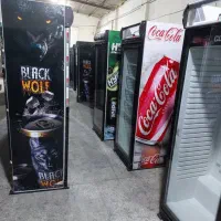 یخچال فریزر تکدرب ایستاده نوشابه ویترین کافه۷۰و۸۰