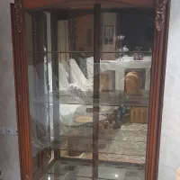 ویترین از جنس چوب راش|بوفه، ویترین، کنسول|قزوین, |دیوار