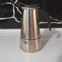 قهوه‌جوش تمام‌استیل‌ دو کاپ