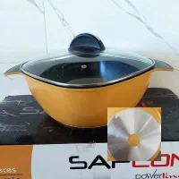 سرویس قابلمه چدن سرامیک ترکیه (۱۱ پارچه)