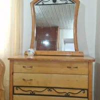 سرویس خواب چوبی به همراه خوشخواب|تخت و سرویس خواب|بندر انزلی, تختی|دیوار