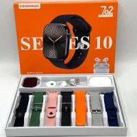 ساعت هوشمند دارای هفت بند و یک عدد ایرپاد پرو