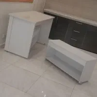 میز جزیره ناهار خوری با دو نیمکت