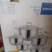 قابلمه استیل ۱۰ پارچه استیل ترکیه کرکماز نو