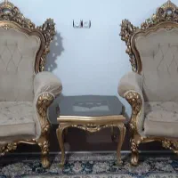 مبل سلطنتی هفت نفره|مبلمان خانگی و میز عسلی|شازند, |دیوار