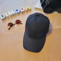 کلاه نقابدار مشکی کتان، اسپرت زنانه و مردانه k0051