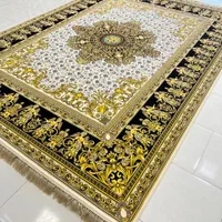 فرش درخت زندگی ۱۵۰۰شانه گل برجسته لاکی ۱۲متری|فرش|شیراز, عادل آباد|دیوار