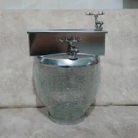 سطل و جادستمال کاغذی|لوازم سرویس بهداشتی|رزن, |دیوار