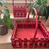 سبد چوبی/طبق/یلدا/یلدایی عروس/سبدمیوه