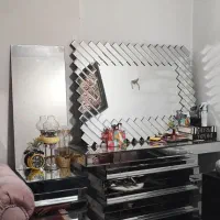 آیینه و کنسول شیک آیینه ای|بوفه، ویترین، کنسول|بوشهر, |دیوار