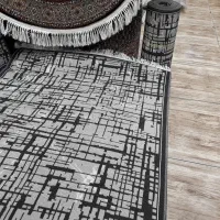 فرش آشپزخانه گلیم طوسی سبک وزن ۱×۱/۵ و دایره|فرش|تبریز, |دیوار