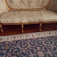 مبل فرحی ۹نفره و ناهار خوری ۸ نفره با میز گرد وسط