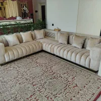 مبل ال مبل چستر مبل شیاری پایه فلز اقساطی|مبلمان خانگی و میز عسلی|مشهد, وکیلآباد|دیوار