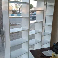 قفسه ویترین کتابخانه|کتابخانه، شلف، قفسه‌های دیواری|ارومیه, |دیوار
