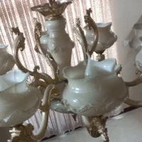 یک جفت لوستر کریستال|لوستر و چراغ آویز|ورامین, ورامین|دیوار