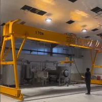 ساخت جرثقیل سقفی و دروازه ای