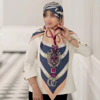روسری ابریشم ساتن