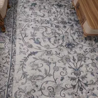 روفرشی مخمل کش دار  ترک ۱۲ متری نو