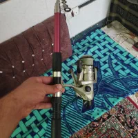 باسلام وخت بخیر یک عدد چوب چرخ ماهی گیری