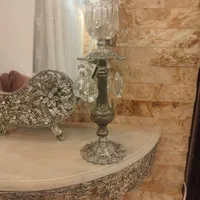 اینه و شمعدان و میز تروتمیز و سالم سایز متوسط آینه|آینه|رشت, کوی حسینی|دیوار