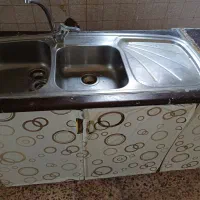 فروش چندتیکه کابینت وسیک ظرفشویی وابگرمکن