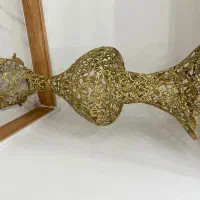 دستمال و سطل و گلدان برنجی