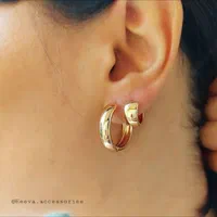 بدلیجات،گوشواره حلقه ای ژوپینگ|بدلیجات|تبریز, |دیوار