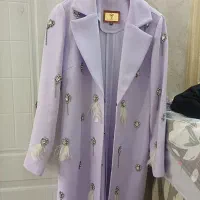 کت رنگ یاسی سایز 40 42