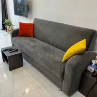 مبل ده نفره تخت خواب شو|مبلمان خانگی و میز عسلی|رشت, جانبازان|دیوار