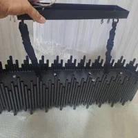 لوستر مدرن خطی|لوستر و چراغ آویز|سمنان, |دیوار