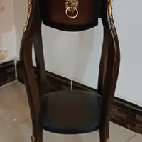 میز تلفن چوبی