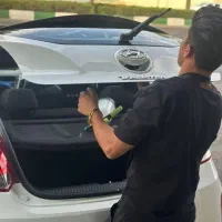 شیشه دودی کربن سقف برچسب سیلیکون خطر