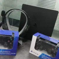 ps2 دستهps4 بدون صدا slim فن با جعبه