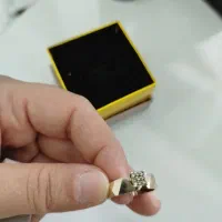 حلقه و گوشواره  نو بسیار زیبا