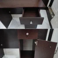 میز تحریر و کتابخانه چوبی بزرگ و بسیار سالم|میز تحریر و کامپیوتر|تهران, عبدلآباد|دیوار