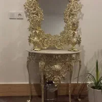 آینه شمعدان طرح برنز