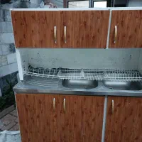 کابینت سه درب گالوانیزه واجاق گاز