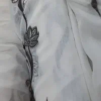 حراج پارچه حریر ترک پرده ای طرح عمودی|پرده، رانر، رومیزی|بوشهر, |دیوار