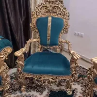 مبل سلطنتی مناسب عروس|مبلمان خانگی و میز عسلی|بروجرد, |دیوار