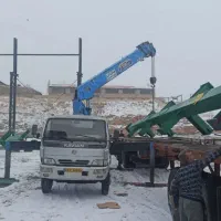 جرثقیل ۸تن کفی دکل بلند۲۲متر