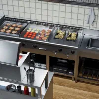 پیتزا زن،ساندویچ زن،سوخاری زن،ظرف شور،کارگر ساده