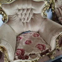 مبل 9نفره پارچه ترک چوب راش گرجستان|مبلمان خانگی و میز عسلی|تربت جام, جامی|دیوار