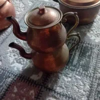 قوری کتری مسی
